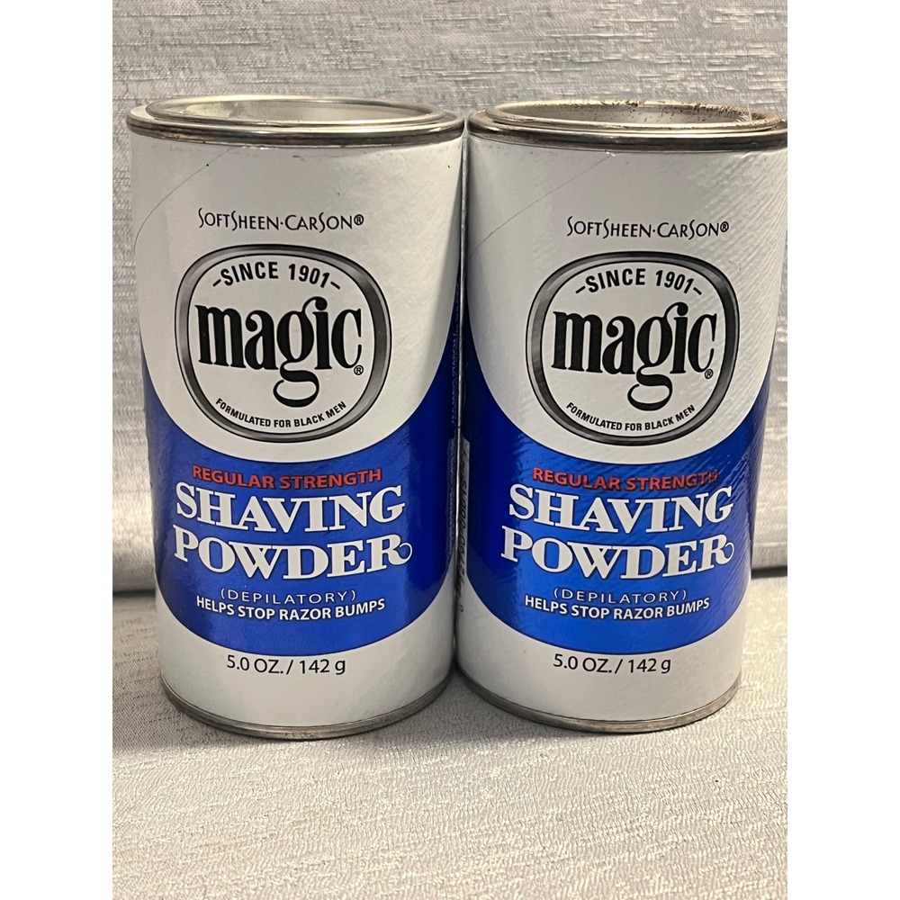 SoftSheen-Carson Magic Shaving Powder Regular Strength 5oz 2 Pack Depilatory